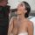 Hot wife Sophia Leone provides some ball licking before he fucks her hard
