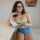Alluring amateur in glasses pleases a hard dick with her lips and fucks it